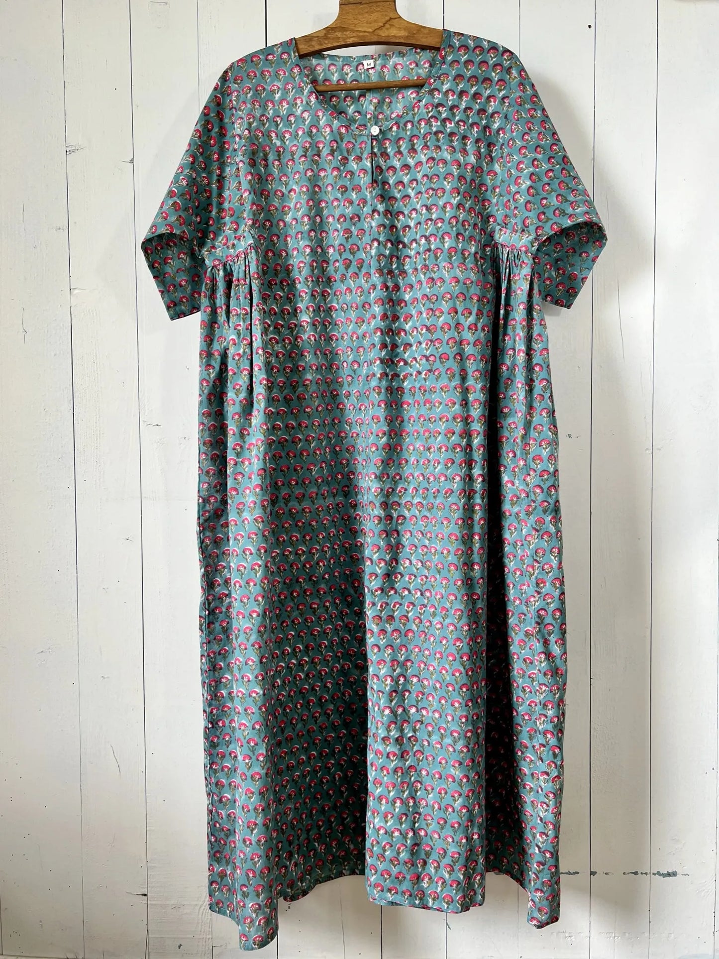 ojigi robe longue Joséphine bleu rouge vert