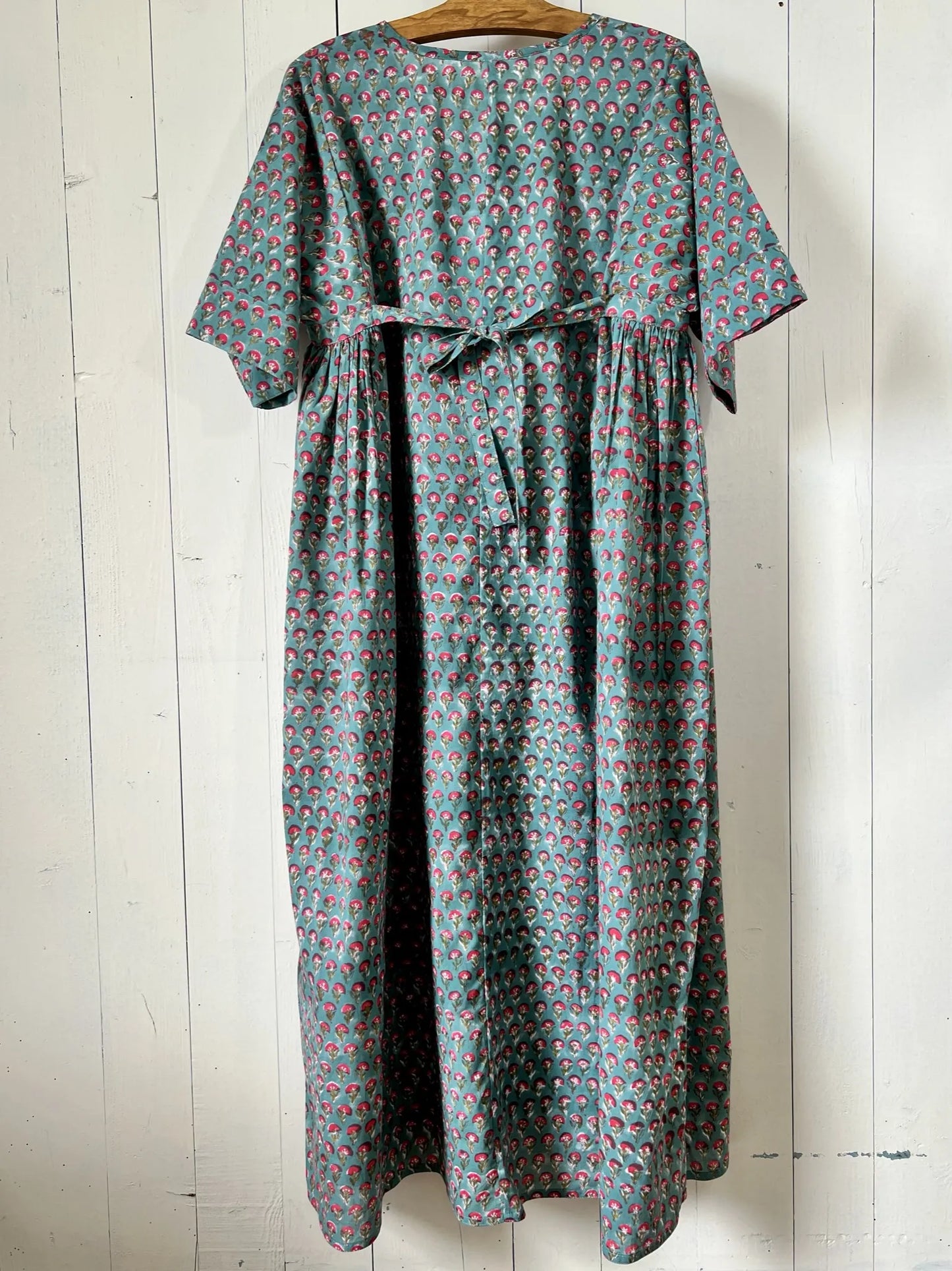 ojigi robe longue Joséphine bleu rouge vert