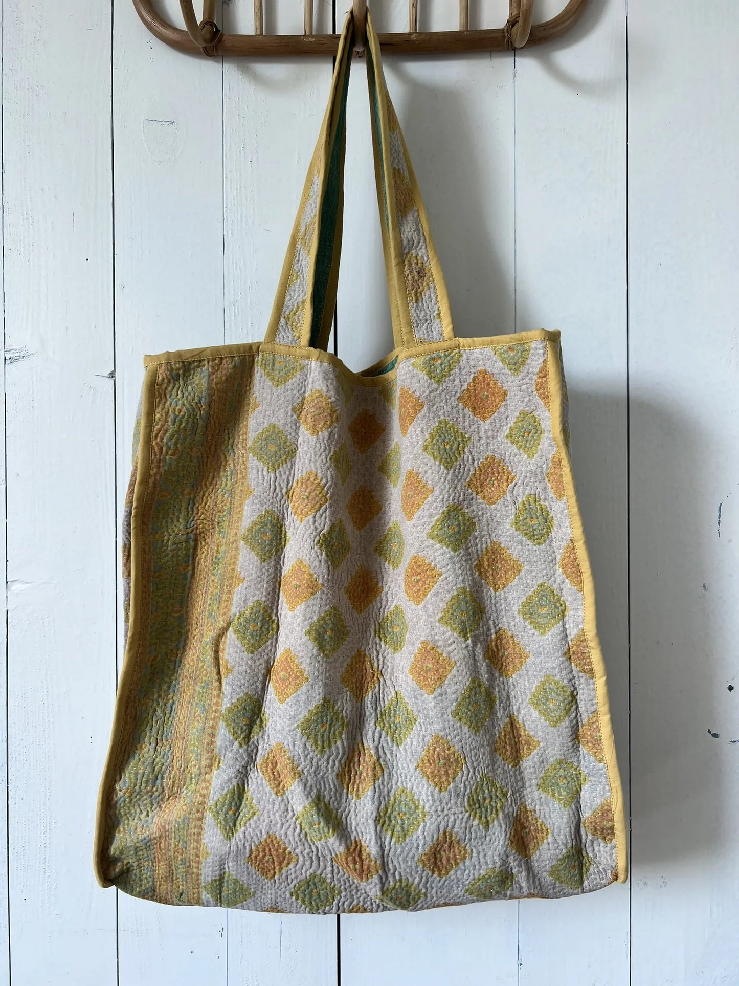 Ojigi Tote bag kantha n°3