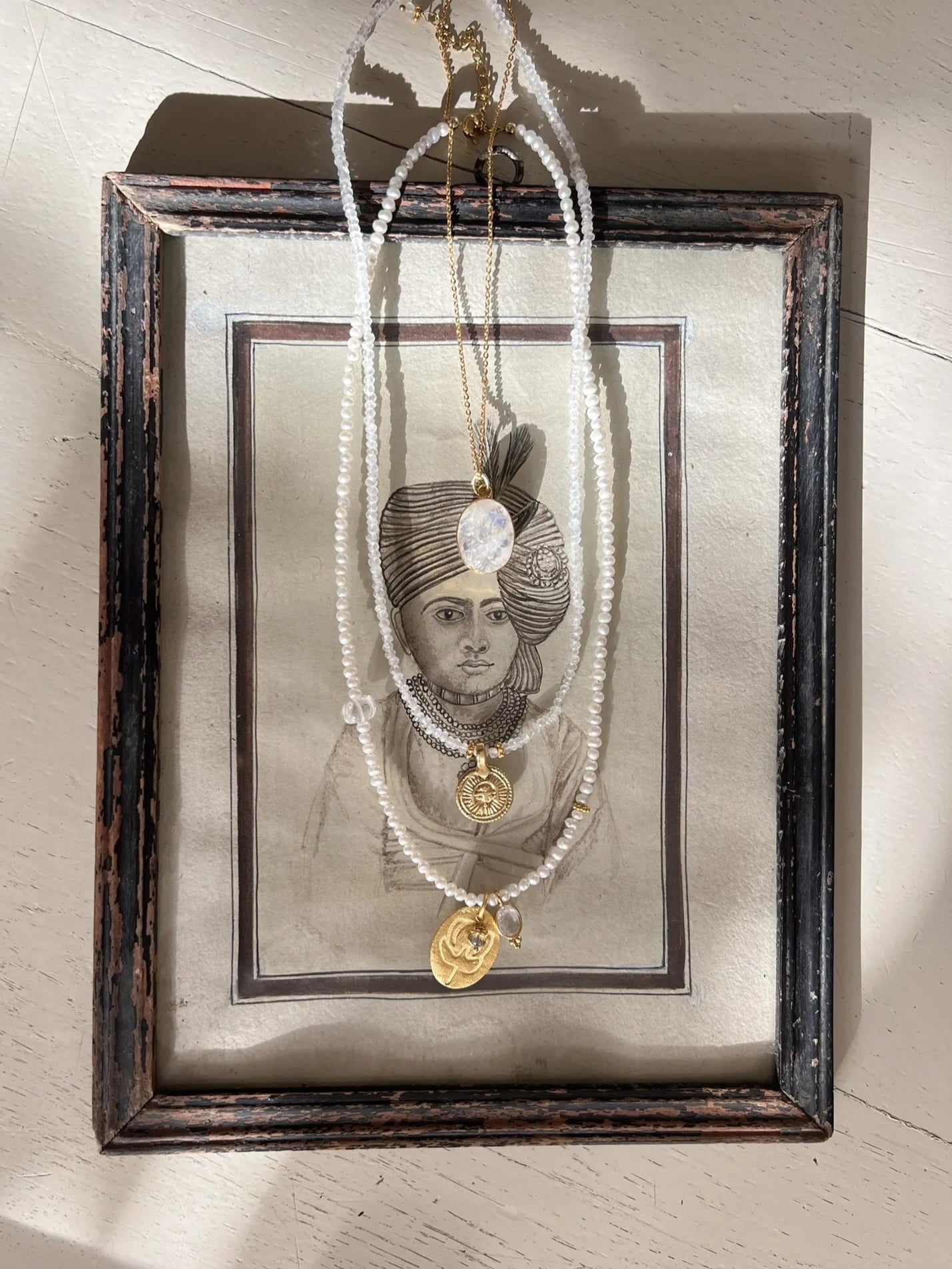 ojigi collier perles et médaille