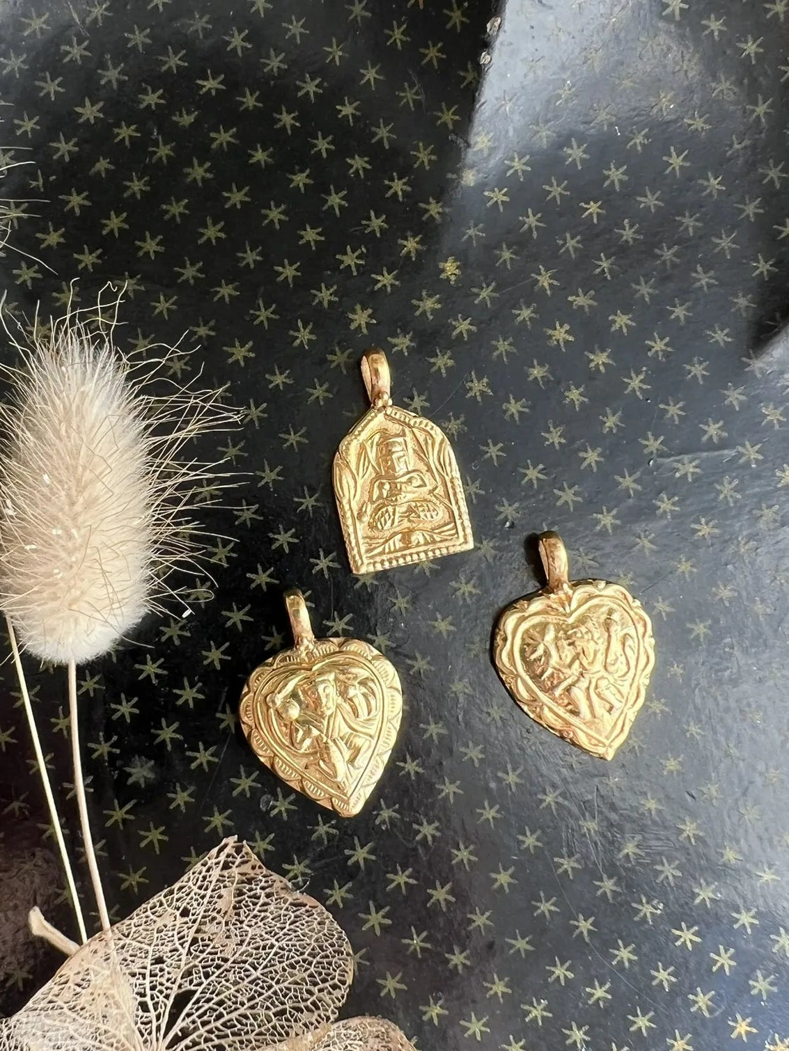 ojigi pendentif amulette cœur hanuman