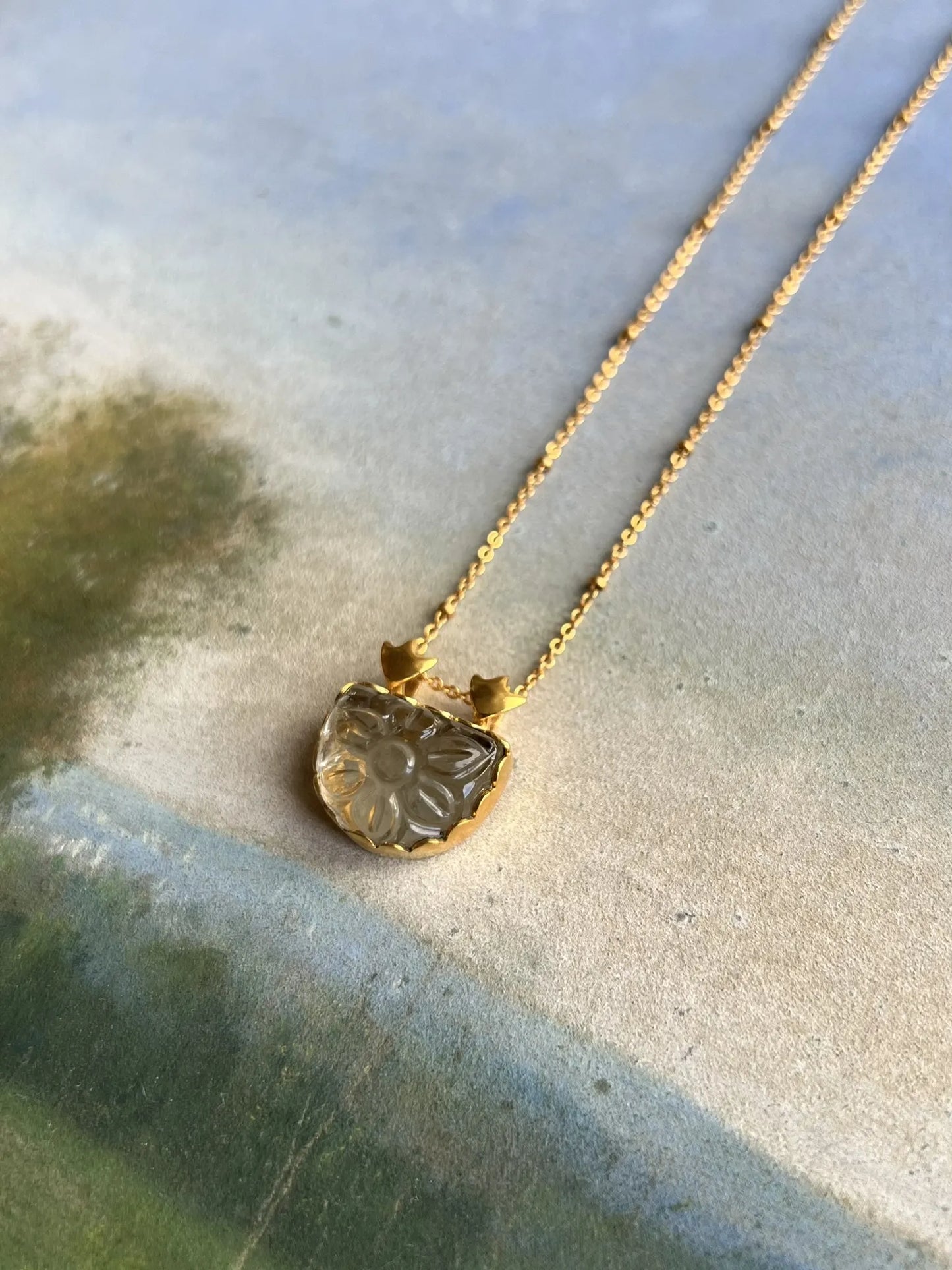 ojigi pendentif Delight demi lune