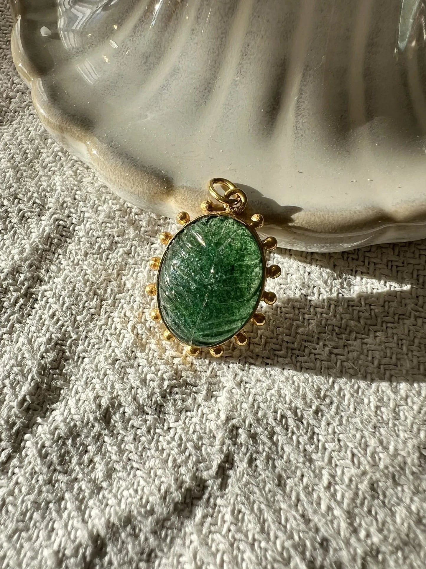 ojigi pendentif Bertille aventurine