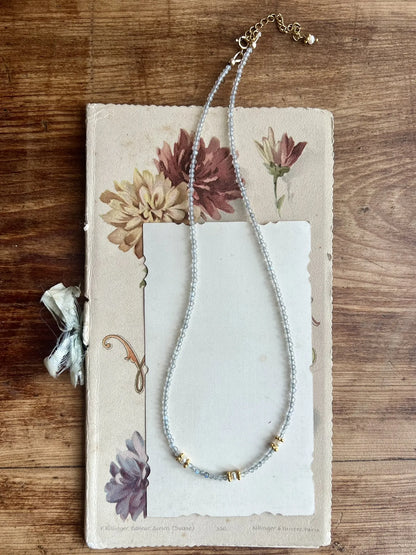 ojigi collier labradorite et perles d'eau douce