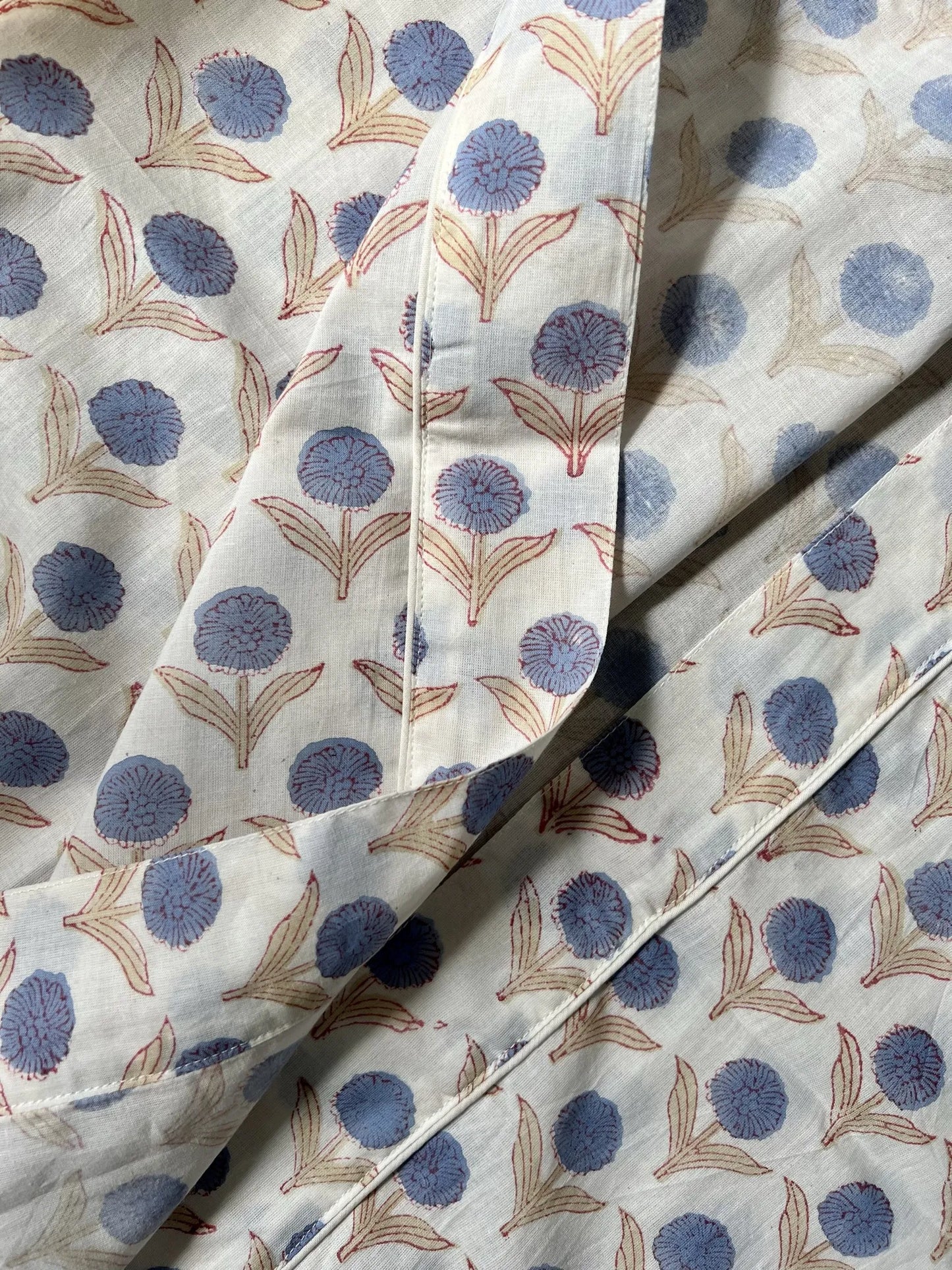 ojigi kimono goa bleu rose écru