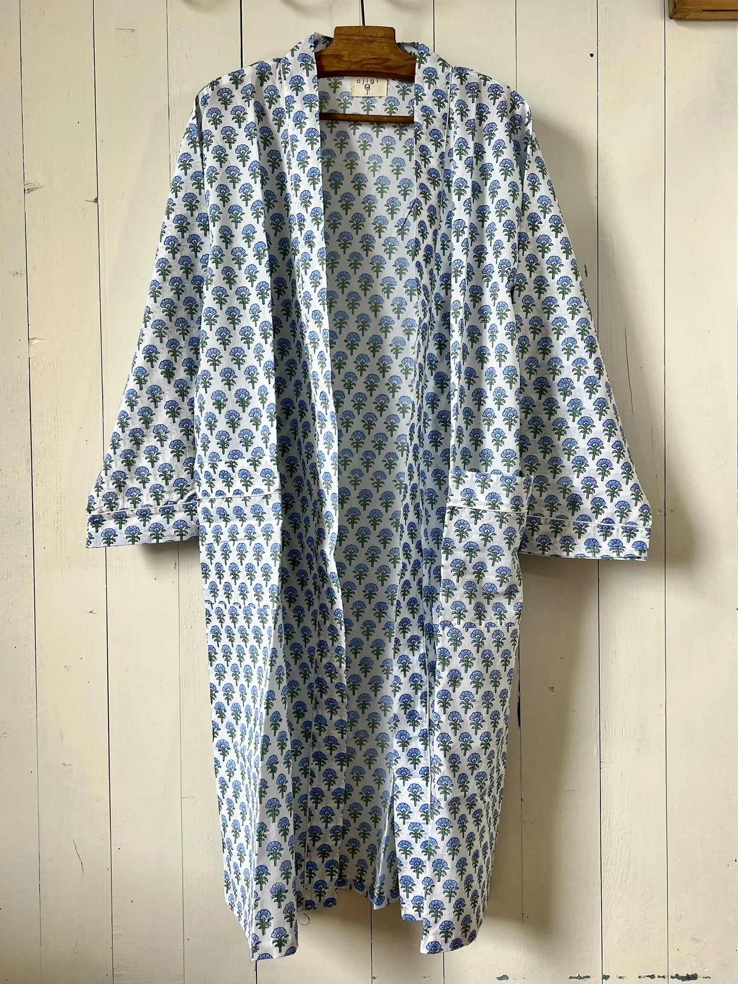 ojigo kimono goa bleu et vert