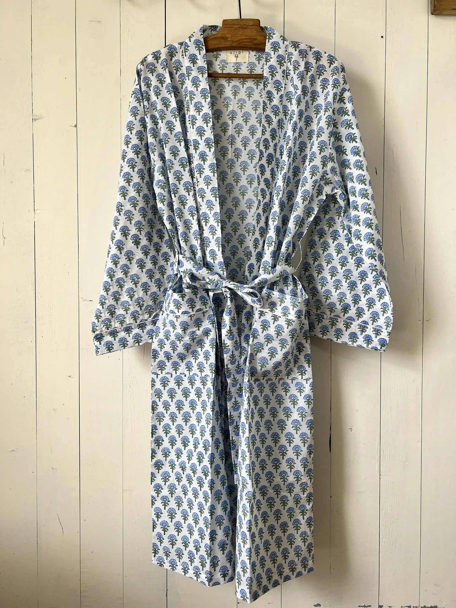 ojigo kimono goa bleu et vert