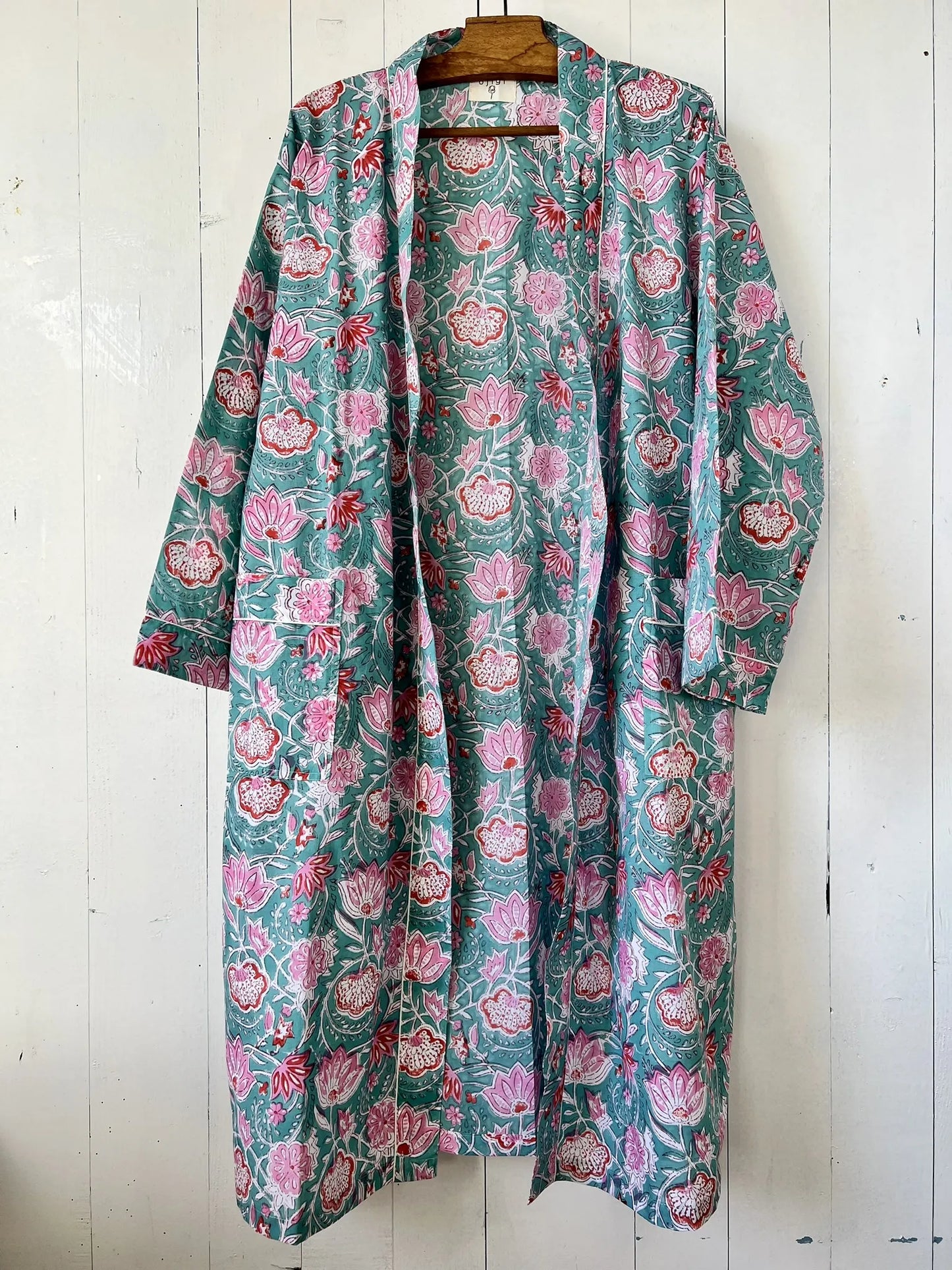 ojigi kimono goa turquoise rose orangé