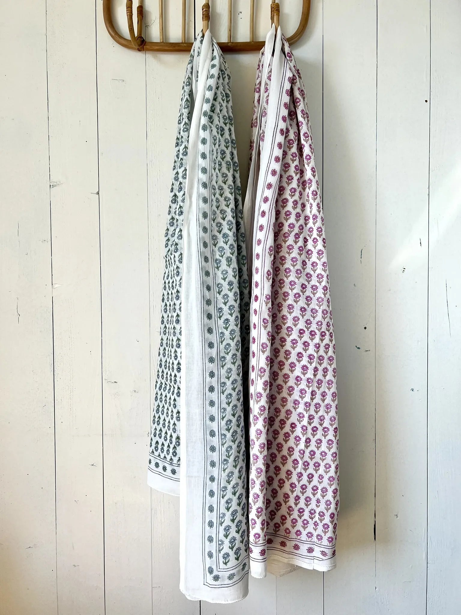 ojigi foulard paréo block print Œillet 
