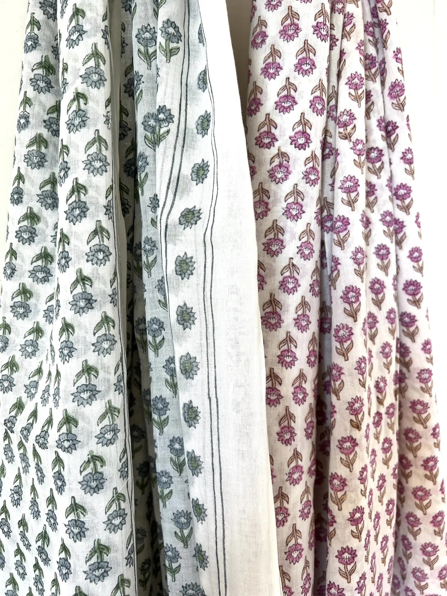 ojigi foulard paréo block print Œillet 