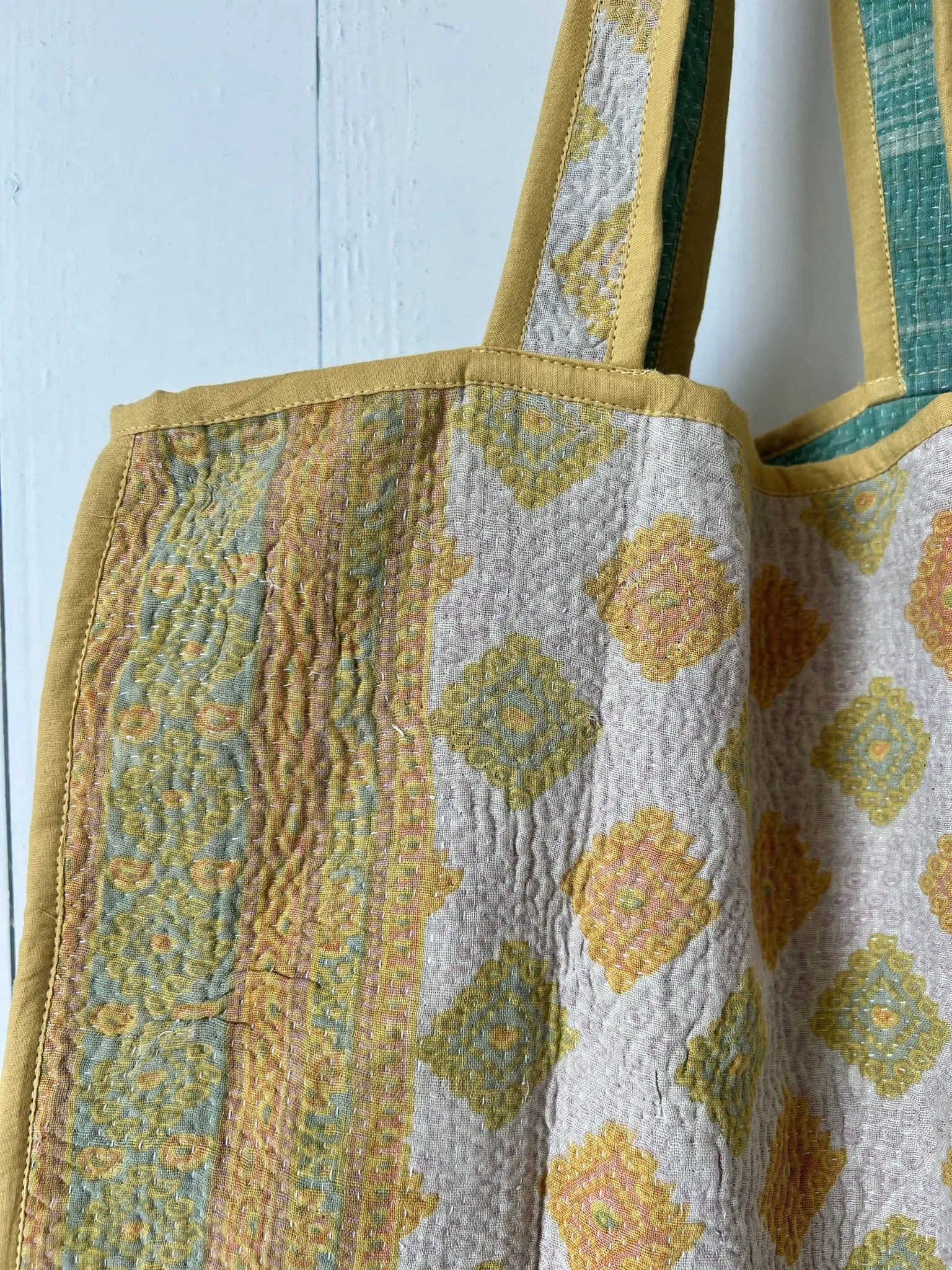Ojigi Tote bag kantha n°3