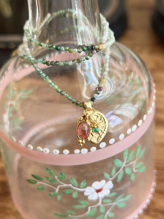 ojigi collier agathe et amulette