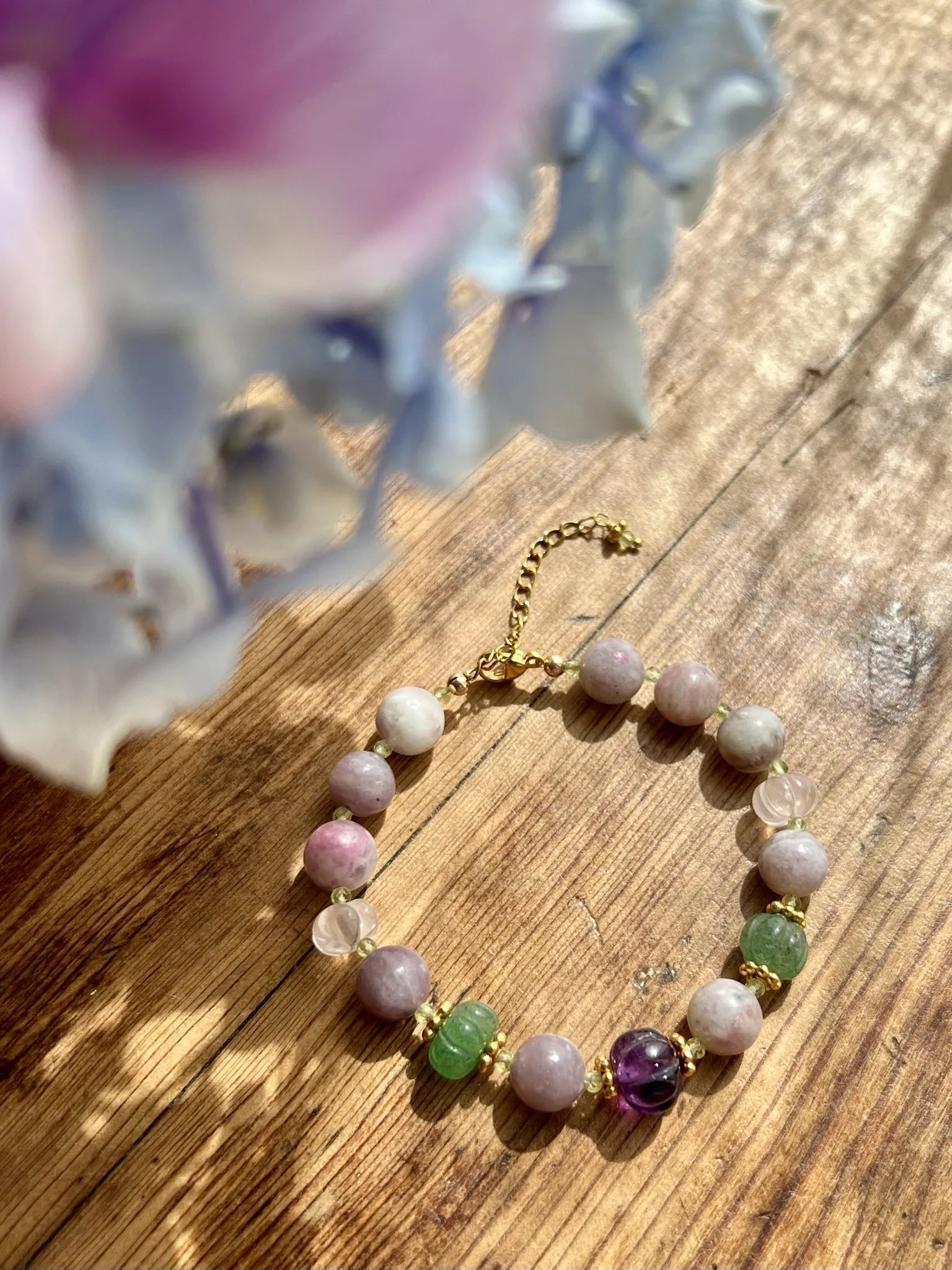 ojigi bracelet catherine agate améthyste