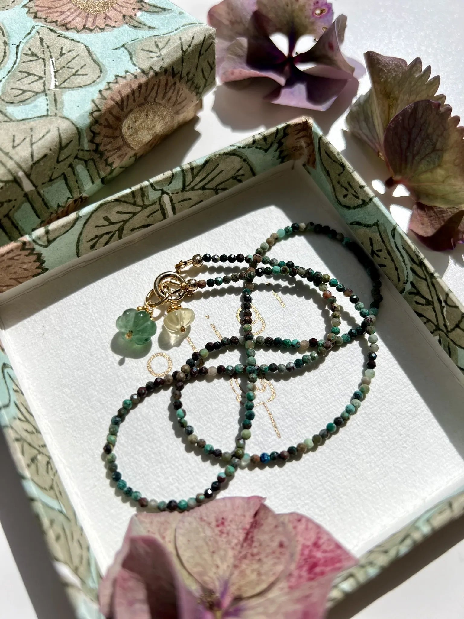ojigi collier diwali turquoise