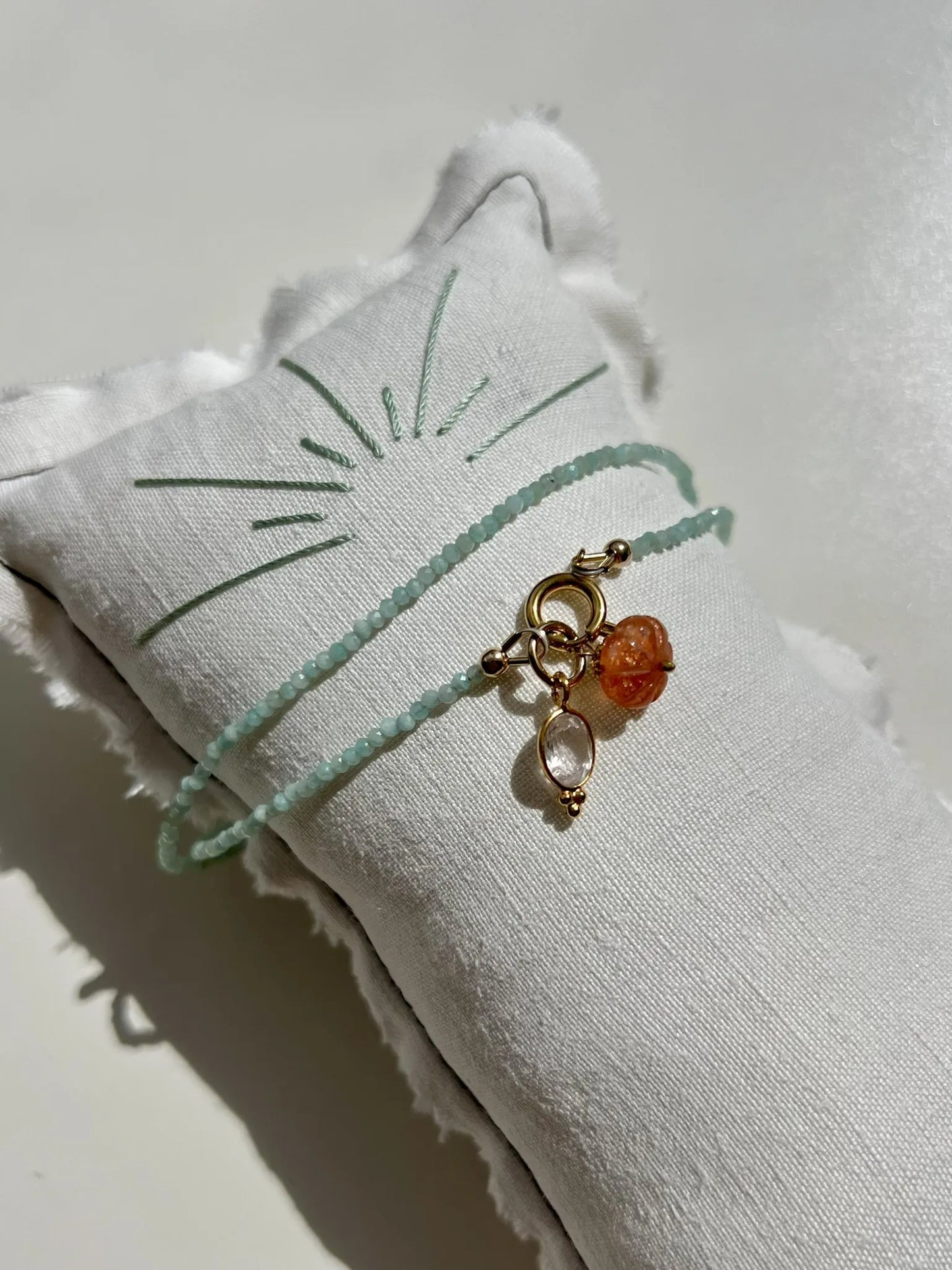 ojigi collier diwali amazonite
