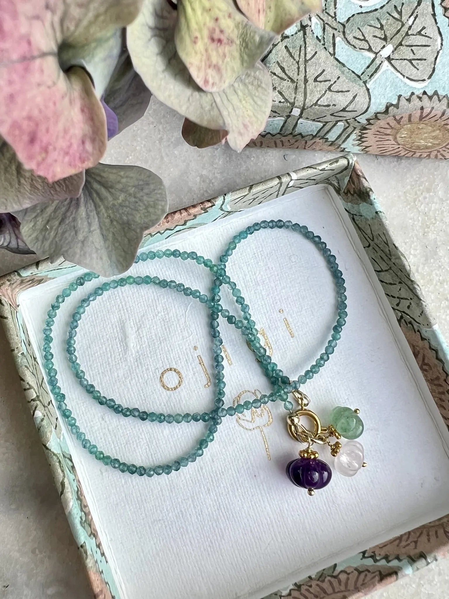 ojigi collier Diwali aventurine