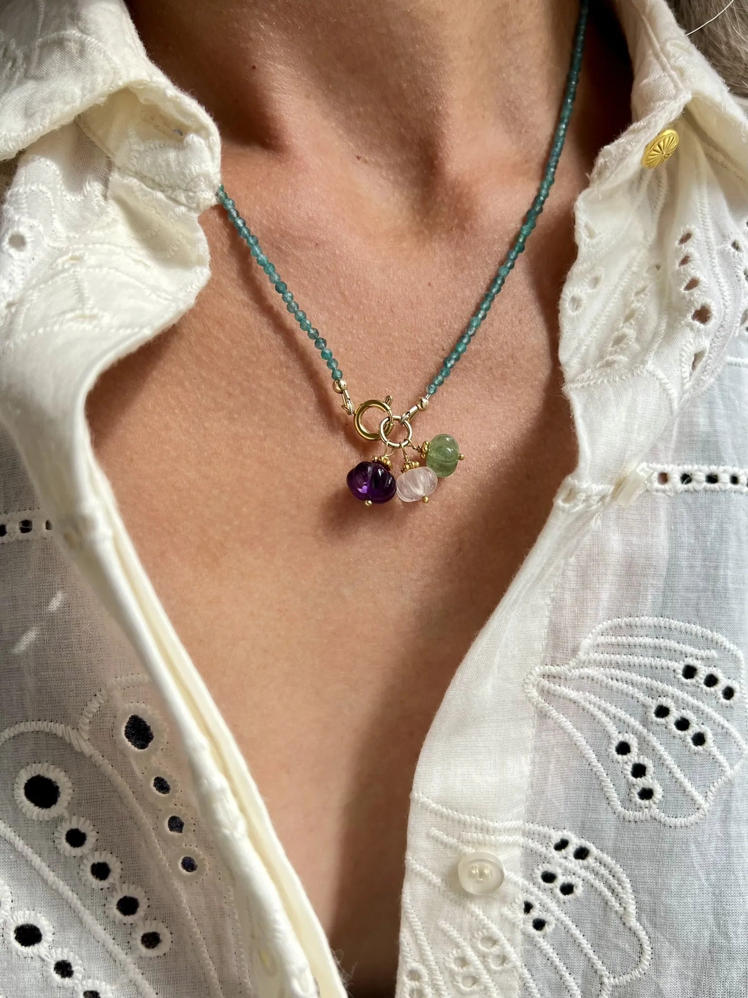 ojigi collier Diwali aventurine