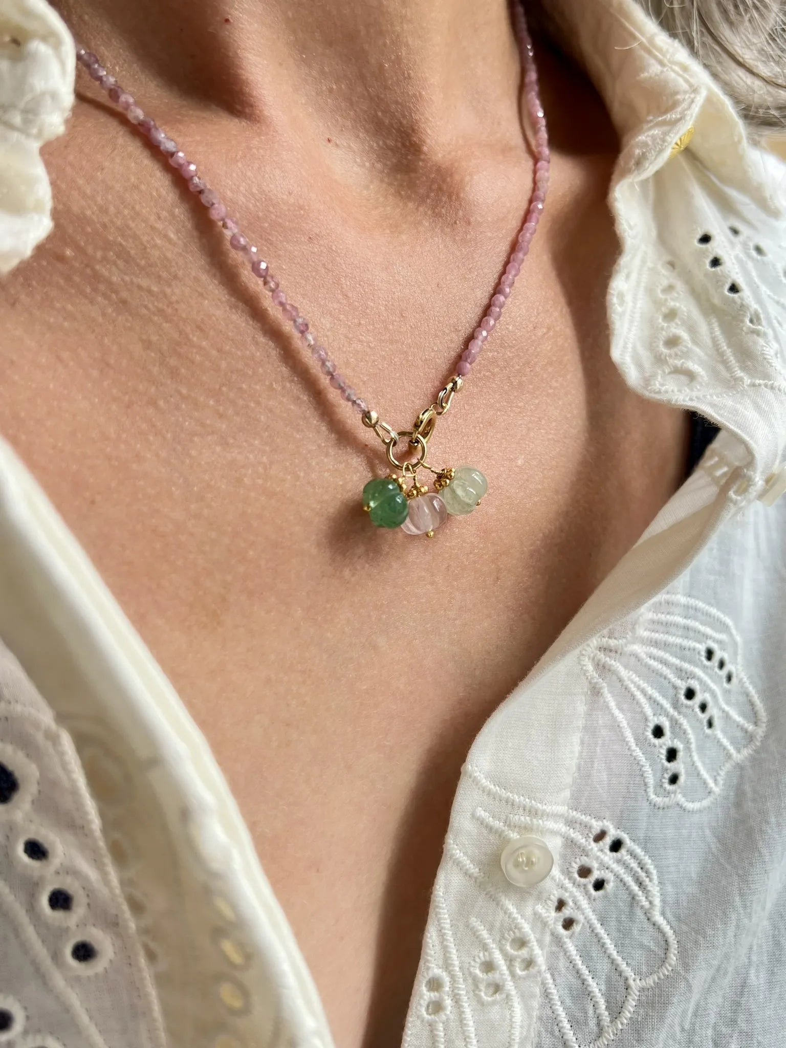 ojigi collier Diwali tourmaline