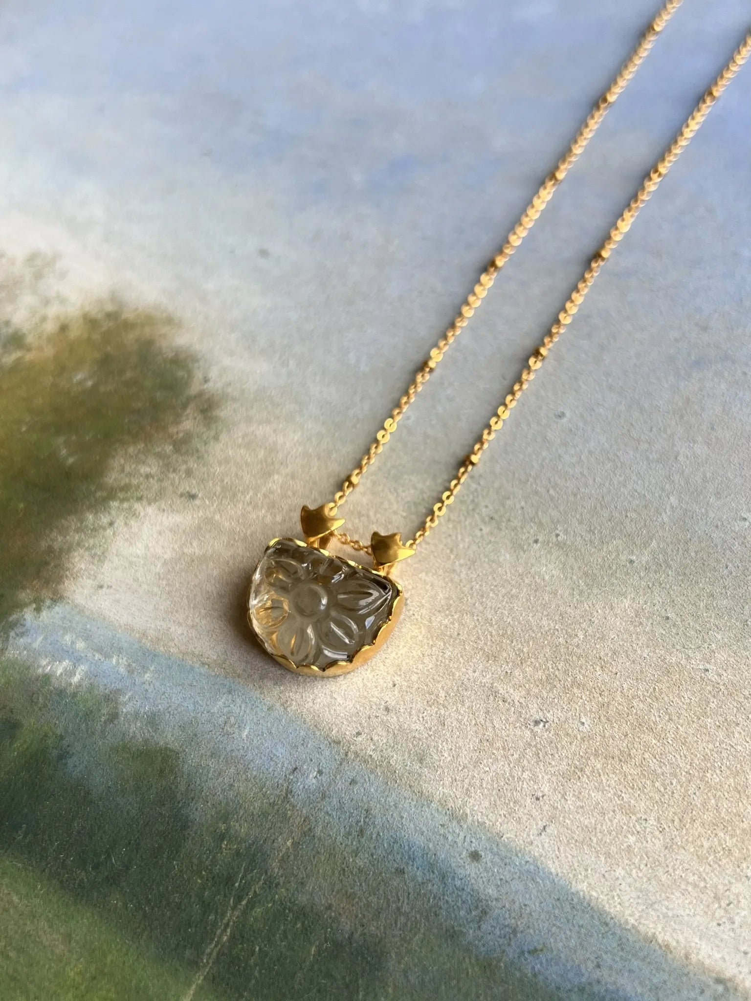 ojigi pendentif Delight demi lune