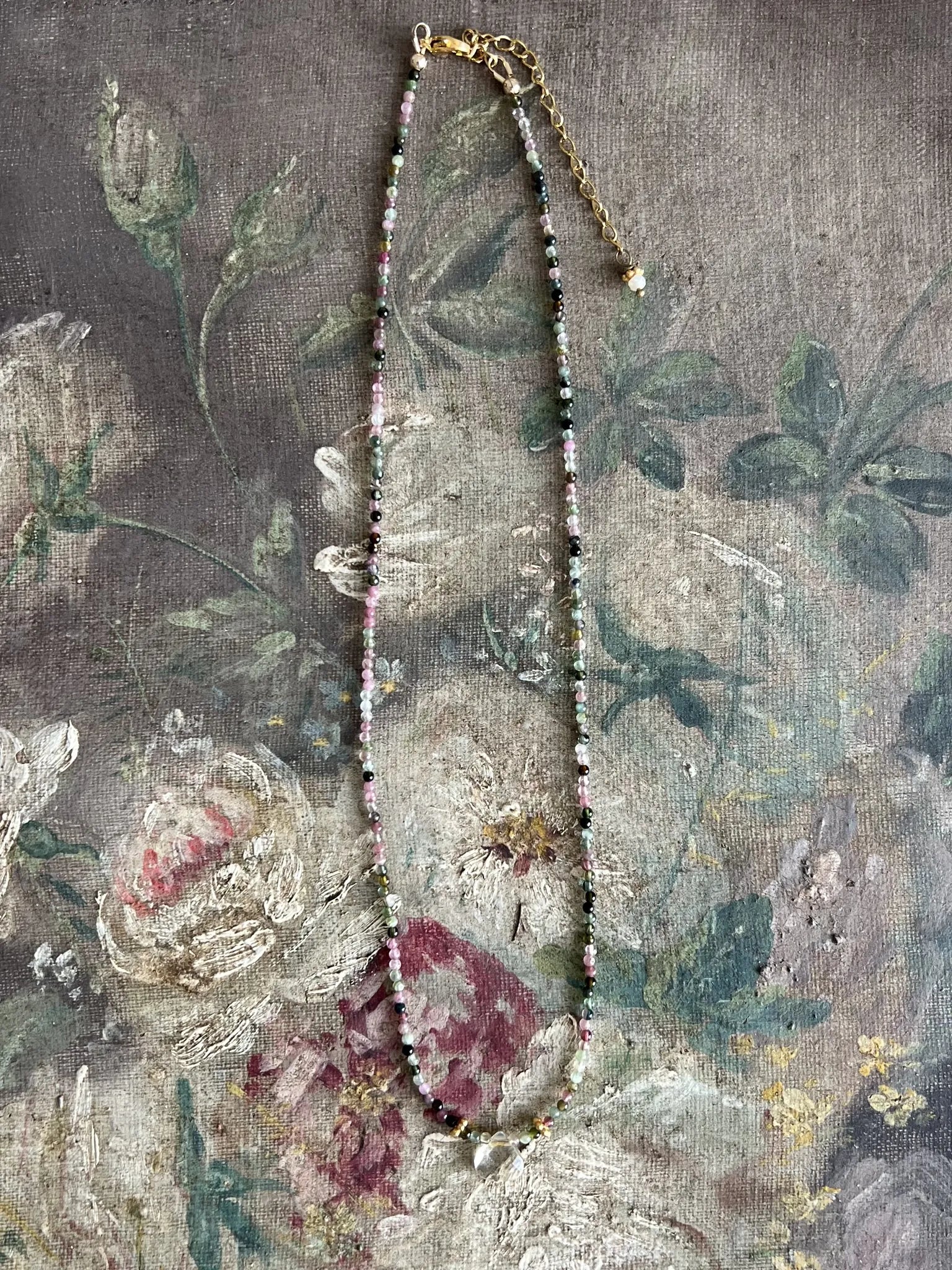 ojigi collier tourmaline et citrine