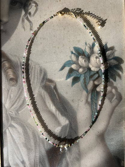 ojigi collier tourmaline et citrine