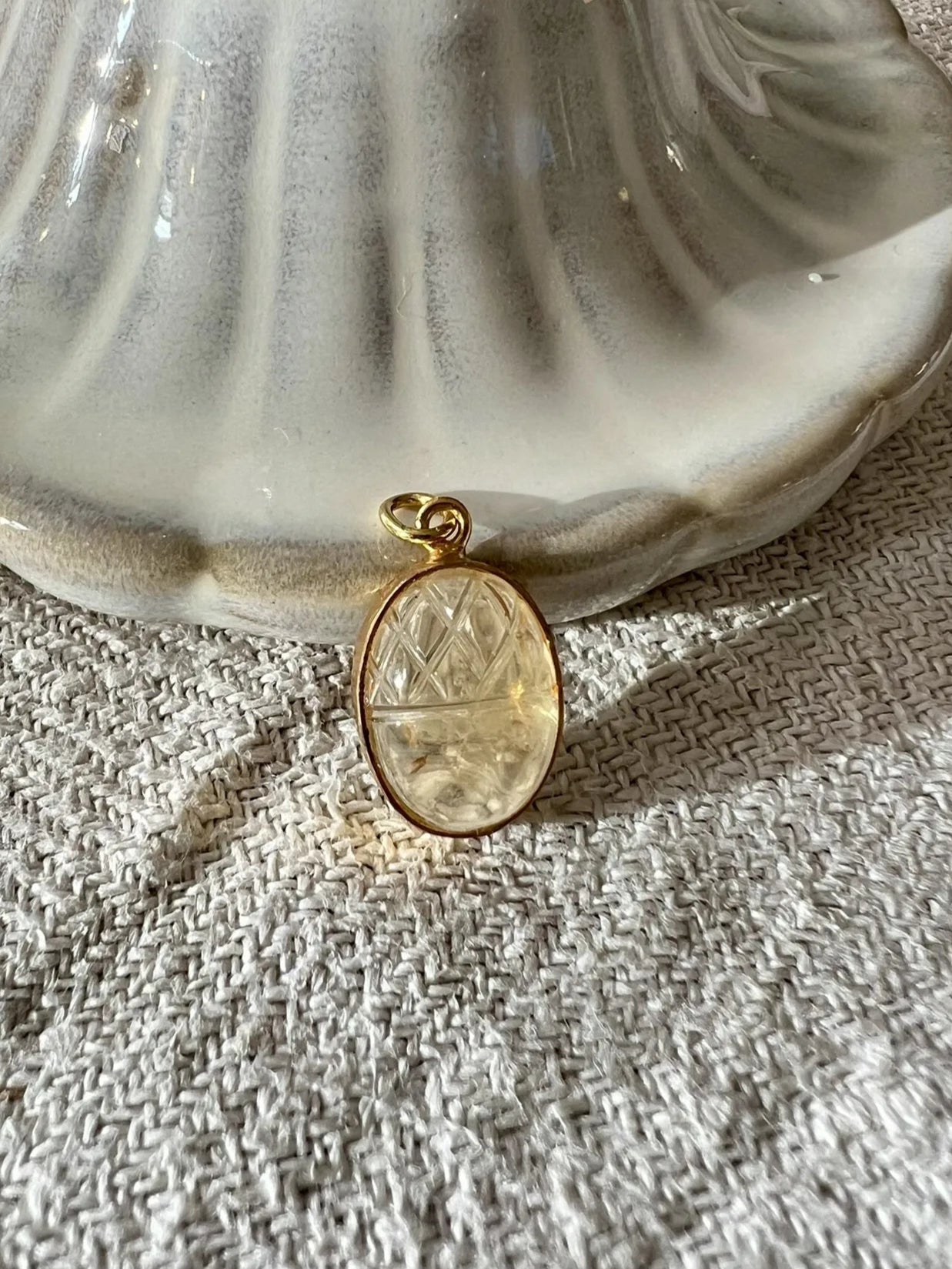ojigi pendentif Bertille citrine