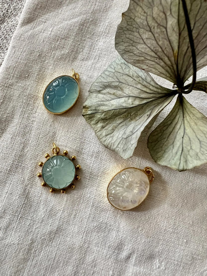 ojigi pendentif Bertille pierre de lune