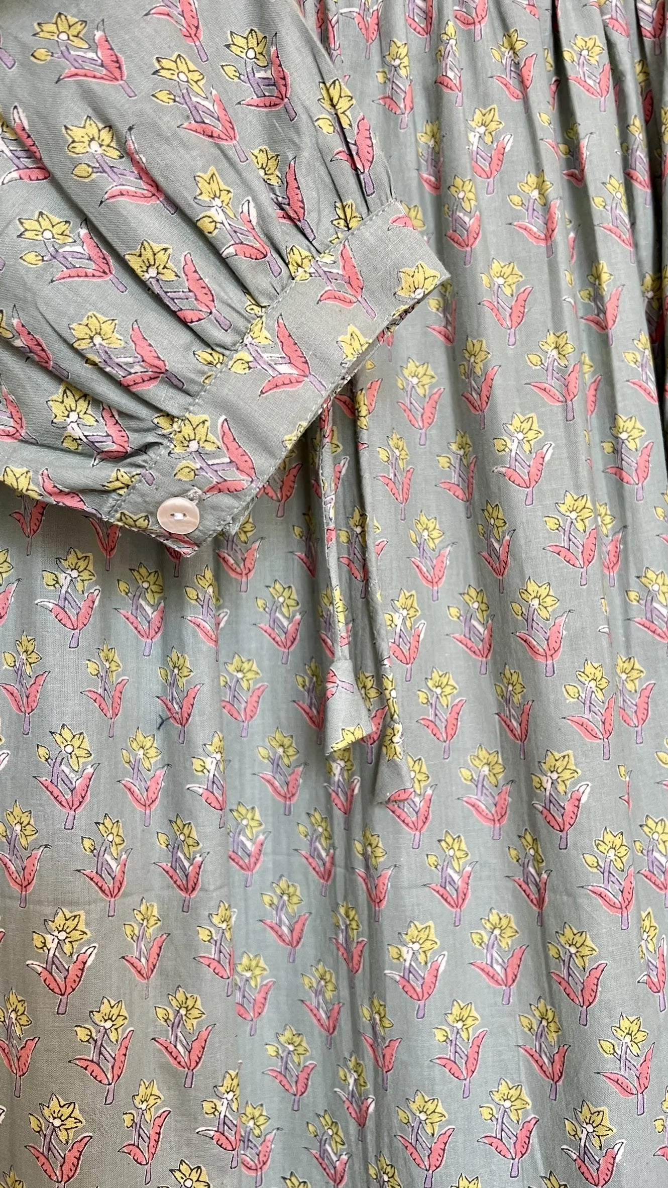 ojigi robe Eugénie vert de gris