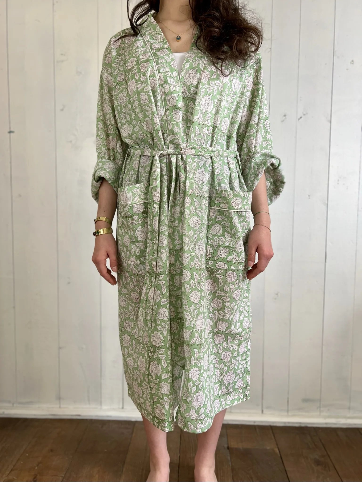 ojigi kimono goa vert