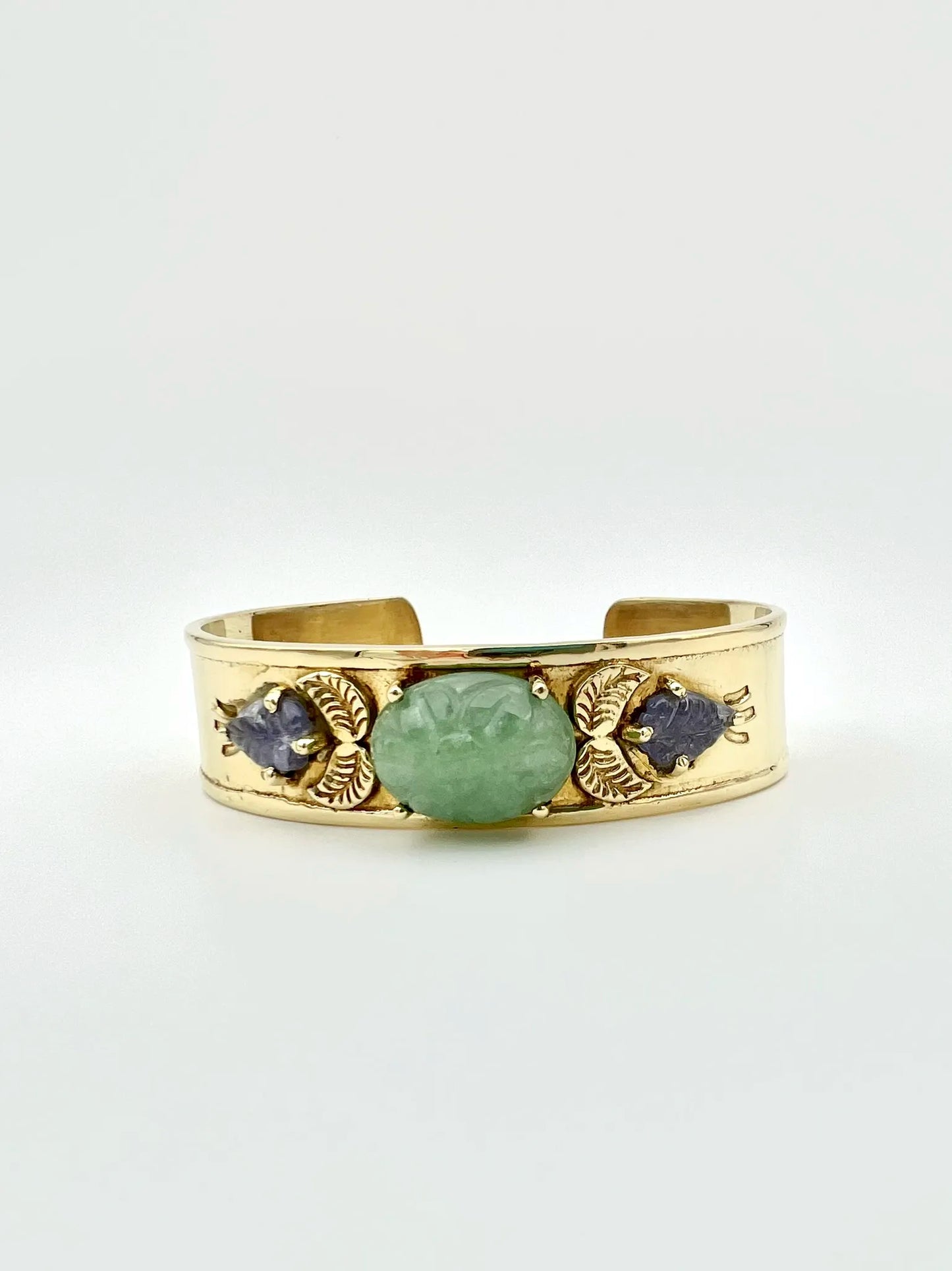 ojigi jonc marguerite jade vert clair tanzanite