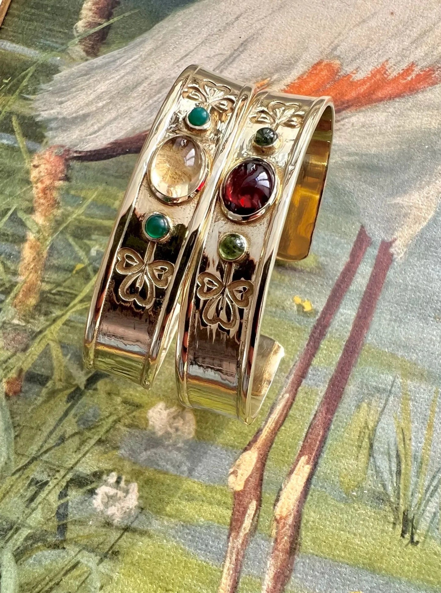 ojigi jonc oxalis citrine onyx vert